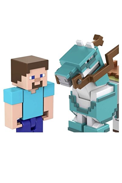 scntoys Minecraft Aksesuarlı Figürler Gtp08-hdv39 Oyuncak Orjinal Minecraft Figür Ve Zırhlı At