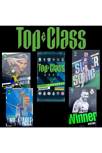 Panini Fifa Top Class 2023 1 Pack (8 Cards) New Season Football Player Card