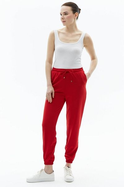 Selen Giyim Trousers with Elastic Legs
