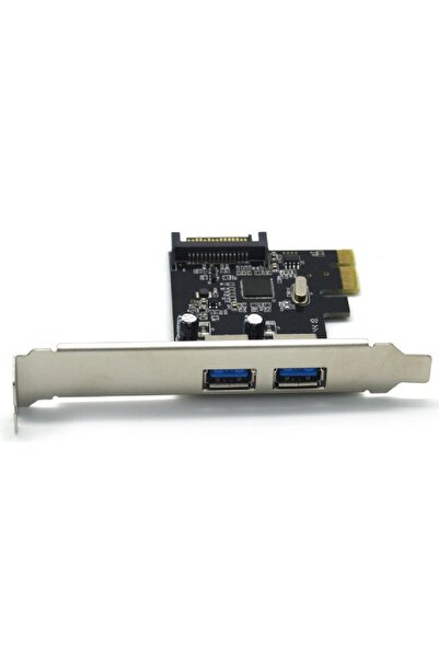 Alfais 4459 Pci-e Express Usb 3.0 Hub 2 Port Molex Sata Çoklayıcı Çoğaltıcı