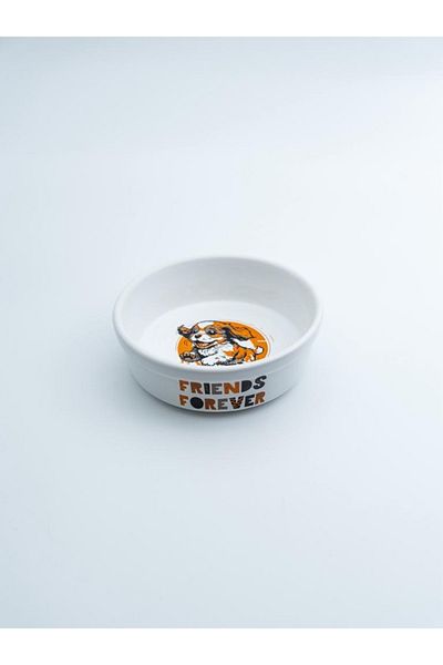 Glipet 2&#39 Washable Ceramic Food and Water Bowl 16cm 400 ml