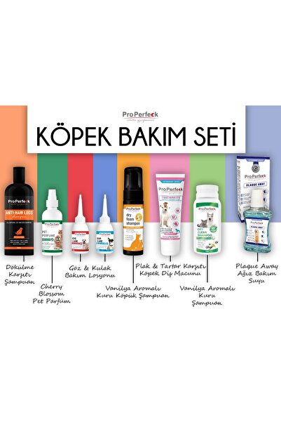 pro perfeck Köpek Banyo Ve Bakım Seti