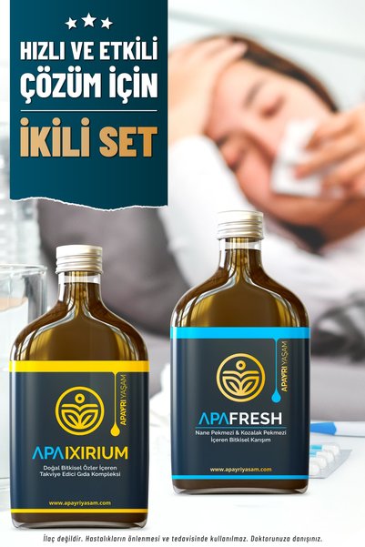 Apayrı Yaşam %100 Bitkisel Kür Seti (APAİXİRİUM-APAFRESH)