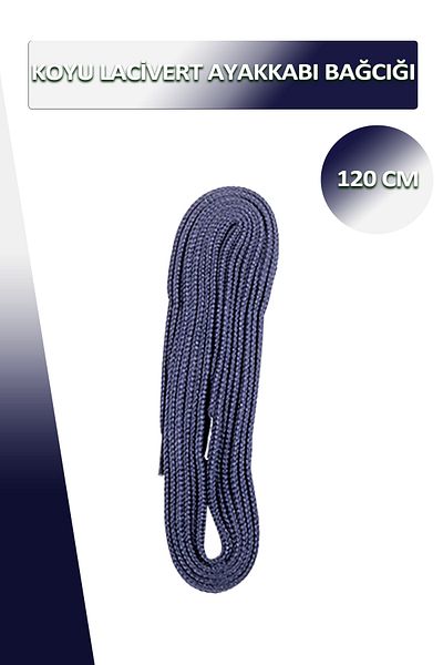 Dopar Lucky Dark Navy Blue Shoelaces Flat Laces 120 Cm