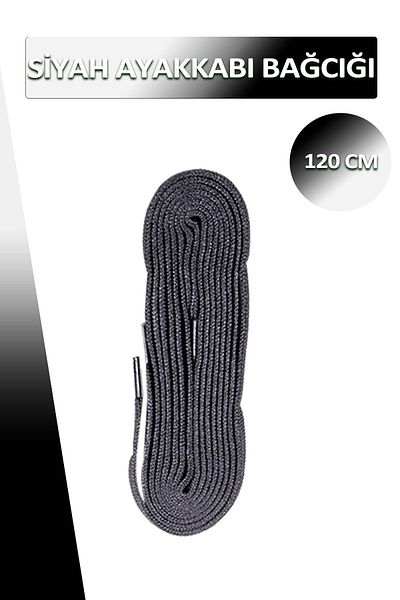 Dopar Lucky Black Shoelace Flat Laces 120 Cm