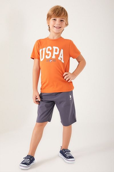 U.S. Polo Assn. U.S. Polo Us1324-4 Kids Bermuda Suit