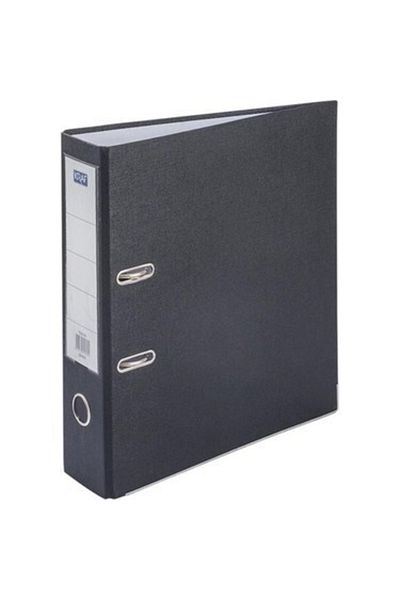 KRAF Wide Office Folder Black 6 Pack