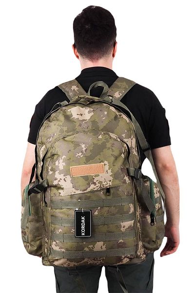 KORDAK Σακίδιο πλάτης Outdoor Large Tsk Camouflage 75 Lt Camping Holiday Backpack - Military Bag
