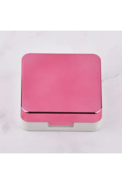 Axhara Newyork Aynalı Lens Kutusu Seti 5 Parça Pink