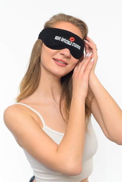 Textile Slot Sleeping Goggles - Eye Patch Washable Cotton Unisex Sleeping Beauty Mask Relaxing Eye Patch