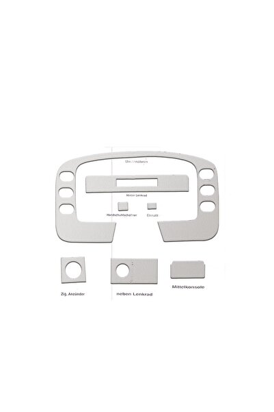 meriç cockpit design ميريتش ®   فورد ترانزيت توربيدو أمامي مطلي ألومنيوم 7 قط...