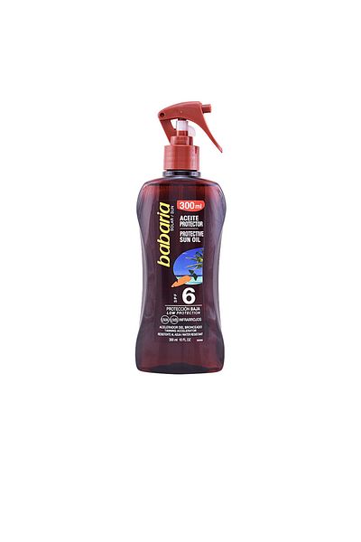 Babaria Solar Aceite De Zanahoria Spray Spf6 Babaria 300 ml