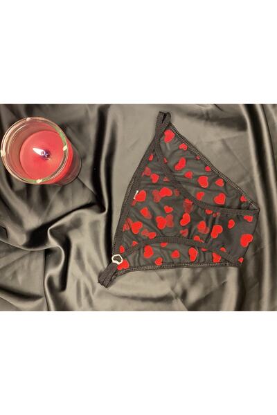 Dorya Kalp Desen Tül Külot