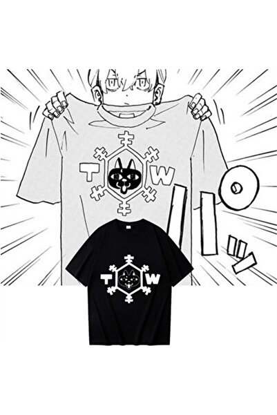 Toum Artex Tokyo Revengers Symbol Printed Black Unisex Oversize T-shirt