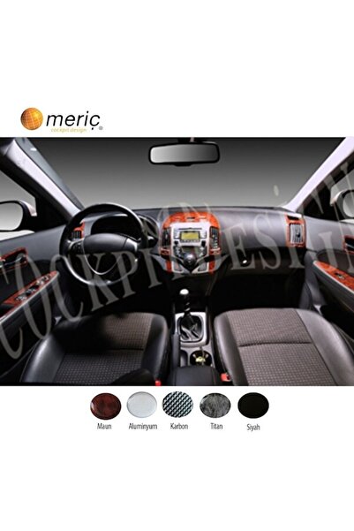meriç cockpit design ميريتش ®   هيونداي I30 توربيدو أمامي مطلي أسود لامع 18 ق...