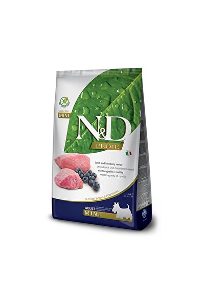 N&D Nd Prime Tahılsız Mini Adult 7kg Kuzu Etli Ve Yaban Mersinli Ufak Irk Köpek Maması