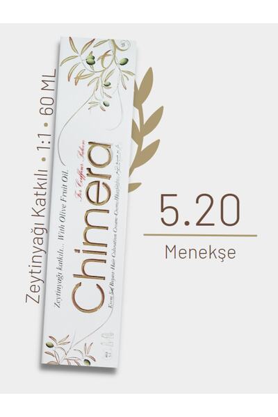 CHİMERA Yarı Bitkisel Saç Boyası No 5.20 - Menekşe 60ml
