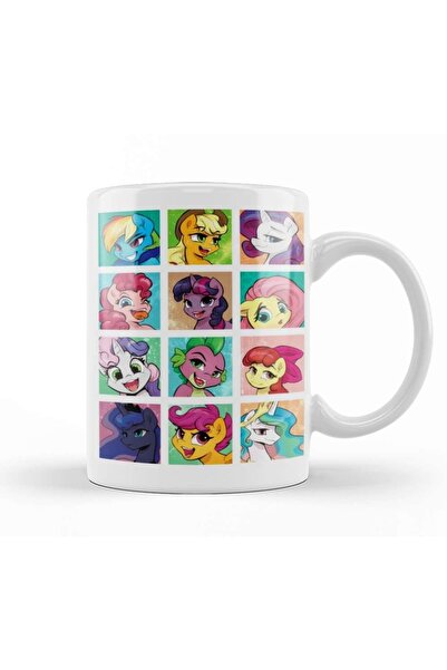 Baskı Dükkanı My Little Pony The Mane 12 Kupa Bardak Porselen