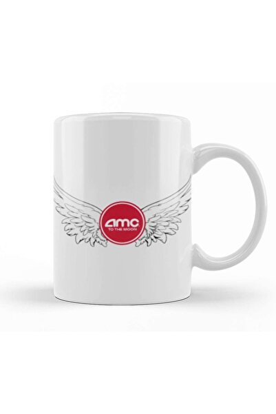 Baskı Dükkanı Amc Stock To The Mon Mug Glass Porcelain