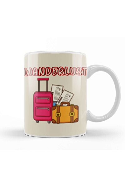 Baskı Dükkanı كوب بورسلين بتصميم هدية مرحة للسفر لمحبي رحلة السفر والمغامرين ...