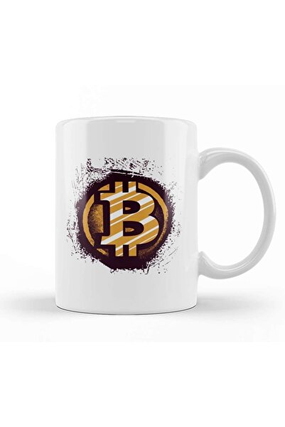 Baskı Dükkanı Bitcoin Present I Krypto Money Corrupt Money 03 كوب زجاجي من ال...