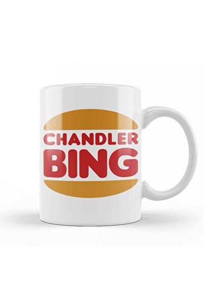 Baskı Dükkanı Chandler Bing Kupa Bardak Porselen