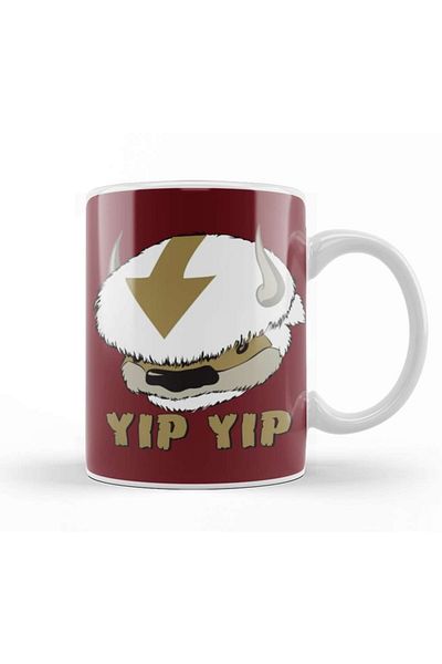 Baskı Dükkanı Avatar Appa Yip Yip 01 كوب من البورسلين