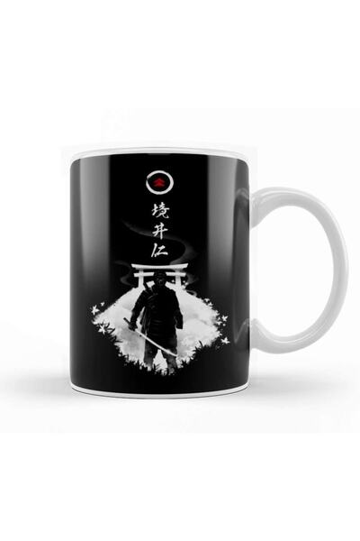 Baskı Dükkanı Ghost Of Tsushima The Way Of The Ghost Kupa Bardak Porselen