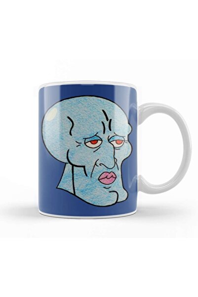 Baskı Dükkanı كوب بورسلين رائع من نوع Squidward