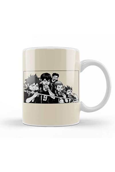 Baskı Dükkanı كوب بورسلين من Haikyuu Karasuno