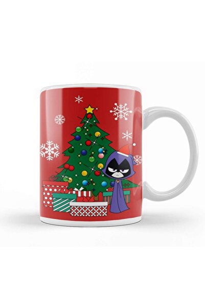 Baskı Dükkanı Cuphead Around The Christmas Tree Mug Glass Porcelain
