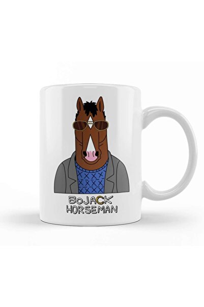 Baskı Dükkanı كوب بوجاك هورسمان 010 من البورسلين