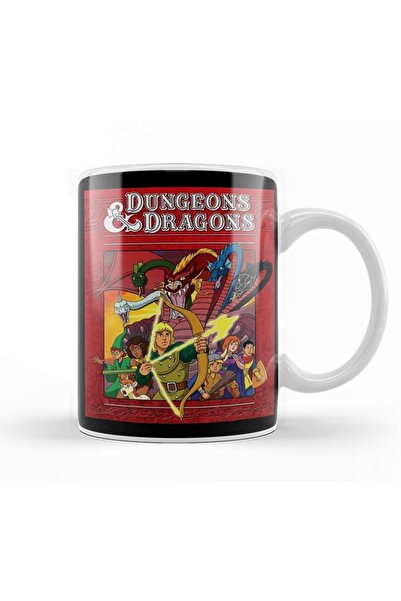 Baskı Dükkanı Dungeons And Dragons Kupa Bardak Porselen