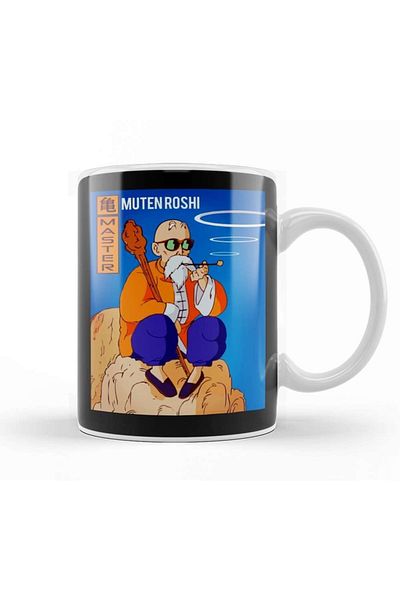 Baskı Dükkanı كوب Mutenroshi Master Muten Roshi من البورسلين