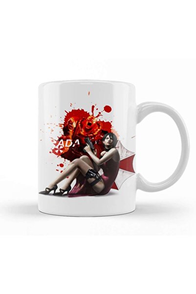 Baskı Dükkanı Resident Evil Ada Année Kupa Bardak Porselen