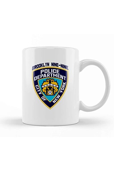 Baskı Dükkanı كوب بروكلين ناين ناين نيبد شارة زجاجي من البورسلين