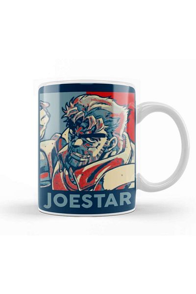 Baskı Dükkanı Joseph Joestar 01 Mug Porcelain