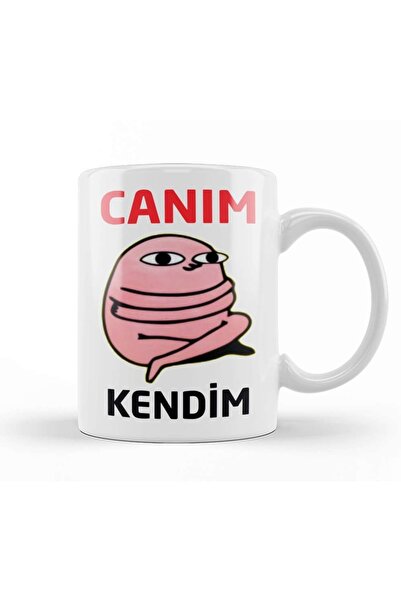 Baskı Dükkanı كوب عزيزي نفسي الحب المودة كوب بورسلين مضحك