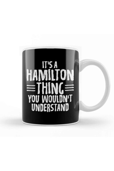 Baskı Dükkanı من المضحك أنه شيء هاملتون لن تفهمه وهو كوب بورسلين زجاجي