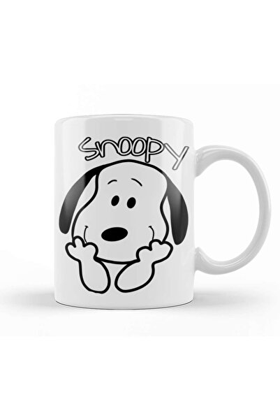 Baskı Dükkanı سنوبي لطيف ابتسامة سنوبي من كوه مج زجاجي من البورسلين