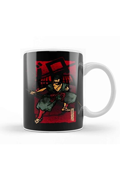 Baskı Dükkanı كوب ساموراي من البورسلين