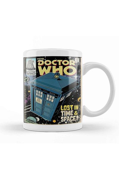 Baskı Dükkanı كوب من البورسلين من Doctor Who The Fourte