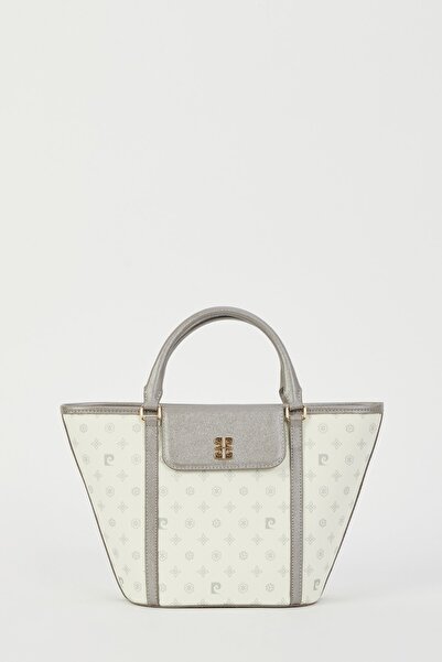 Pierre Cardin Біла жіноча сумка через плече з монограмою 05PO23Y1717