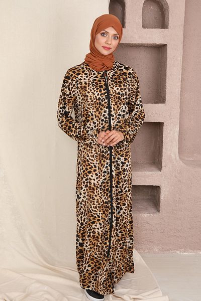 Kutay Collection Γυναικείο φόρεμα προσευχής με φερμουάρ