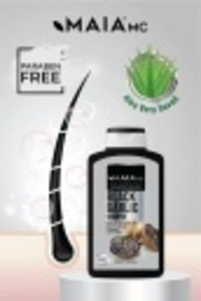 Maia mc Black Garlic Extract Hair Care Shampoo with Aloe Vera Addition - 400ml