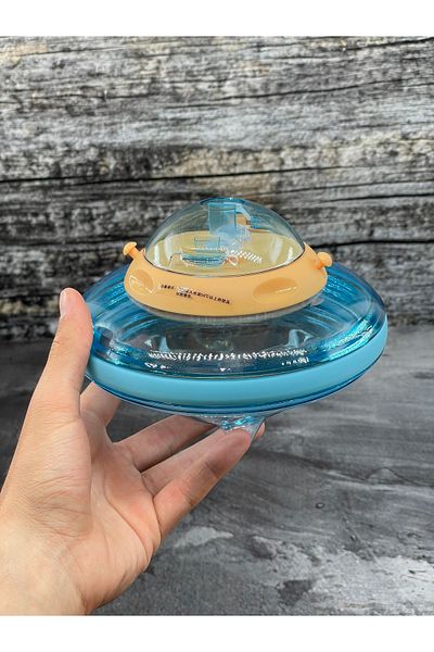 YzHome زجاجة مياه معلقة أكريليك ملونة فاخرة موديل UFO 700 مل