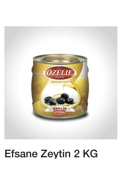 Efsane Zeytin 2 kg Teneke