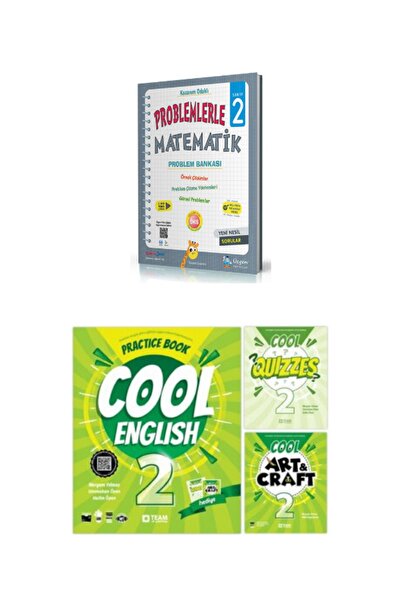 Üçgen Yayıncılık 2. Sınıf - Problemlerle Matematik + Cool English 2 Practice ...