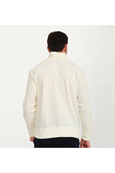 Nors Vanir Basic Світло-бежевий світшот з напівзастібкою на блискавці