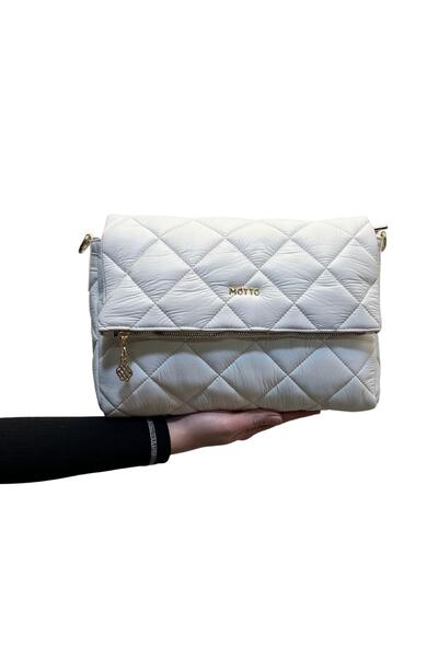 MOTTO Kapitone Desenli El Ve Omuz Çantası